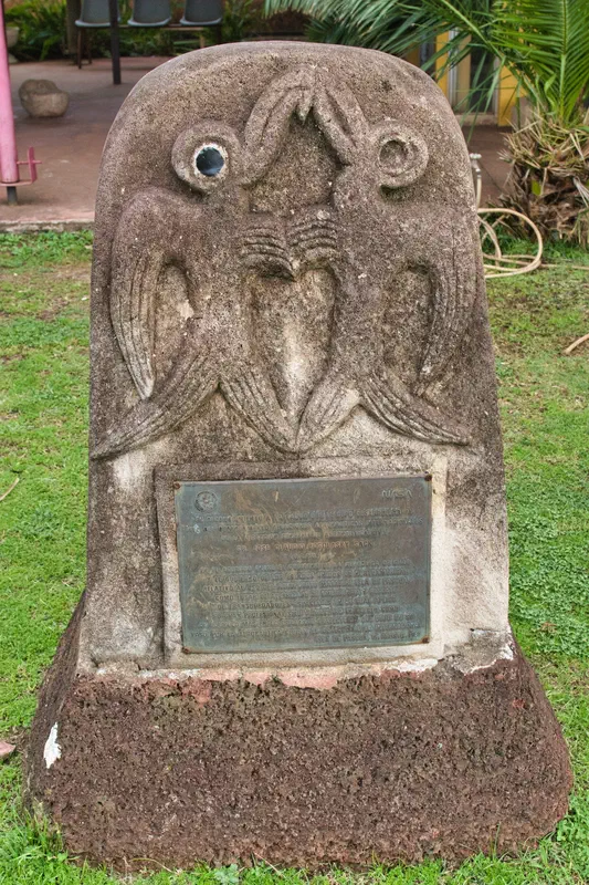 A bird-man memorial