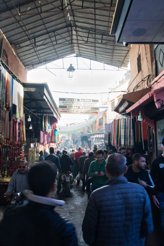 Typical Medina street.