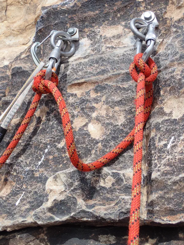 This is an anchor for belaying. It is at one of…